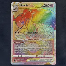Mawile VSTAR 200/195 - Silver Tempest - Rare Rainbow Holo Pokemon Card - NM - Image 1
