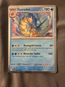 Gyarados (Cosmos Holo) Paldea Evolved 043/193 Pokemon Card NM - Image 1