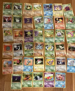 Nintendo Pokemon Japanese 1st Edition 35-Card Lot Jungle Fossil Gym Team Rocket - Image 1