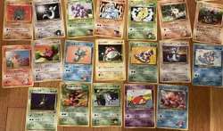 Nintendo Pokemon Japanese 1st Edition 35-Card Lot Jungle Fossil Gym Team Rocket - Image 3
