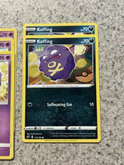 6 Card Lot Logging/wheezing Pokemon Cards - Image 4