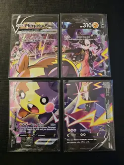 Morpeko V-Union 4 Card Set Promo Crown Zenith SWSH287 SWSH288 SWSH289 SWSH290 - Image 1