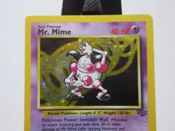 Mr. Mime 6/64 Unlimited Holo Rare Jungle Pokemon Card - Image 2