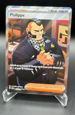 Nintendo Philippe Trainer 100/100 Rare Holo - Pokemon TCG English Standard Card - Image 1