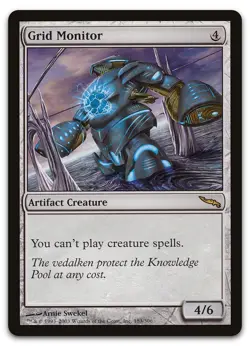 Grid Monitor #183 (LP) Mirrodin MRD Magic MTG - Image 1