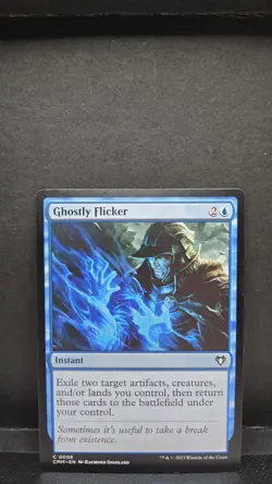 Foil Ghostly Flicker - 98 - NM - Commander Masters - Image 1