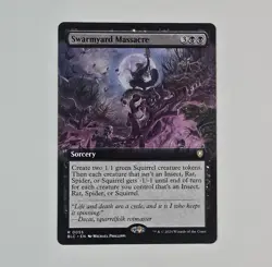 Swarmyard Massacre (Extended Art) 55 Bloomburrow Magic: The Gathering LP - Image 1