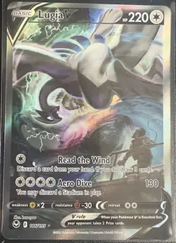 Pokemon TCG Lugia v Alt Art 186/195 Silver Tempest Near Mint 🔥 - Image 1