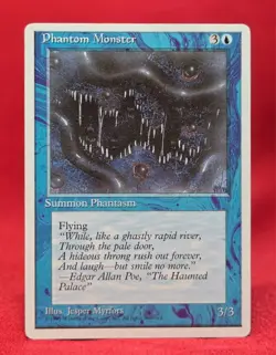 Phantom Monster Alternate 4th Edition, Magic The Gathering MTG 1995 - NM - Image 1