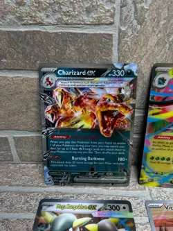 Pokemon 4 Jumbo Card Lot – Charizard, Mega Venusaur, Kangaskhan, Victini - Image 2