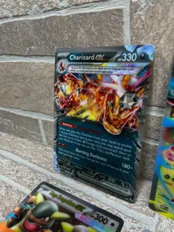 Pokemon 4 Jumbo Card Lot – Charizard, Mega Venusaur, Kangaskhan, Victini - Image 3