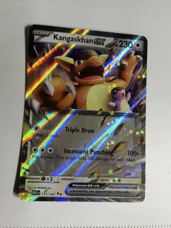 Kangaskhan Ex 115/165 Mew Near Mint English Pokemon TCG Double Rare - Image 2