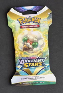 Pokemon TCG: Sword & Shield-Brilliant Stars Sleeved Booster Pack (Lot of 3) 820650809972 - Image 2