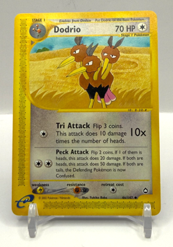 Dodrio 46/147 Aquapolis Non-Holo Pokemon Card TCG - Image 1