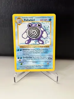 1999 Pokemon Poliwhirl 38/102 Shadowless Base Set WOTC Vintage LP - Image 1