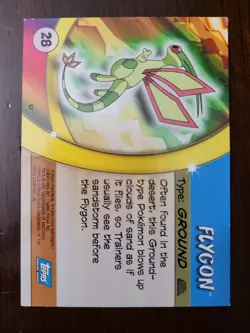 DMG! FLYGON 28 - Pokemon Advanced Challenge Topps 2004 - BLUE Label - Image 4
