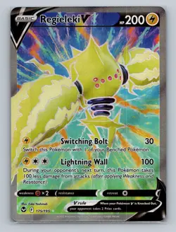 Pokemon SWSH12: Silver Tempest #175/195 Regieleki V (Full Art) - Image 1