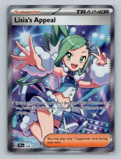 Pokemon SV08: Surging Sparks #234/191 Lisia's Appeal - Image 1