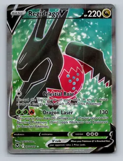 Pokemon SWSH12: Silver Tempest #183/195 Regidrago V (Full Art) - Image 1