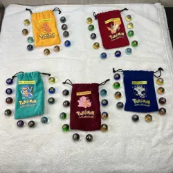 Vintage Charmander Pokemon 5 Pouches Marble LOT OF 51 - 11 Halos 9 1st Edition - Image 1