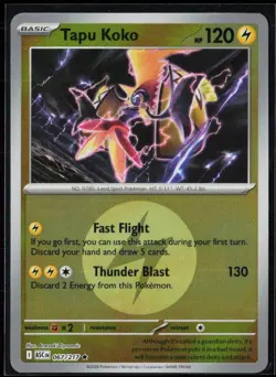 Tapu Koko (Energy Symbol) 067/217 Reverse Holo ASC NM/M - Image 1