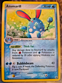 Azumarill 114/113 Holo Pokemon Delta Species Secret Rare Lightly Played Plus - Image 1