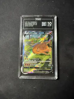 The Pokemon Company Charizard V 211/172 S12a SAR Holo JP TAG 10 2022 - Image 1