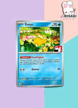 Pokemon Karte - Enton Psyduck 039/217 Tournament Stamp League PROMO TCG Deutsch - Image 1
