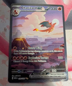 The Pokemon Company Charizard ex 199/165 SV 151 SIR Holo Full Art Eng 330HP - Image 1