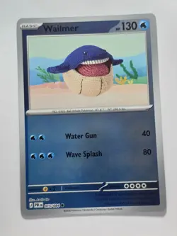 WAILMER 015/084 COMMON PITCH BLACK REVERSE HOLO LP POKEMON - Image 1