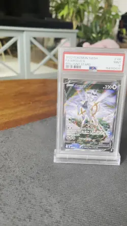 Pokemon SWSH Brilliant Stars Arceus V Alt Art 166/172 PSA 9 - Image 2
