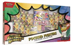 Pokemon TCG Mega Evolution Ascended Heroes Focused Fighters Box Holo Promo - Image 1