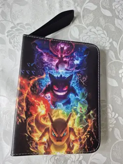Pokemon Binder With 50 Sleeves , Zip Closure & Wrist Strap NEW - Image 1