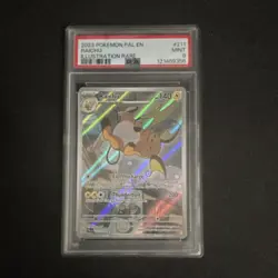 Pokemon 2023 Paldea Evolved Raichu 211/193 Illustration Rare Holo PSA 9 EN - Image 2