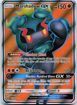 Marshadow GX 137/147 Holo Pokemon Burning Shadows - LP - Image 1