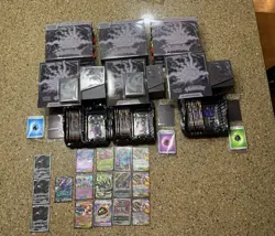 Pokemon TCG Bulk From 3 Pitch Black ETB. Hits/Promos/27 Packs/2 Sets of Sleeves. - Image 1