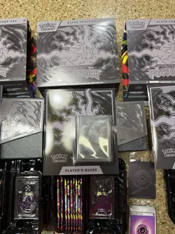 Pokemon TCG Bulk From 3 Pitch Black ETB. Hits/Promos/27 Packs/2 Sets of Sleeves. - Image 4