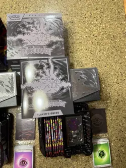 Pokemon TCG Bulk From 3 Pitch Black ETB. Hits/Promos/27 Packs/2 Sets of Sleeves. - Image 5