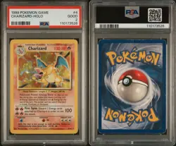 Pokemon Charizard Holo Base Set Unlimited 4/102 PSA 2 - Image 3