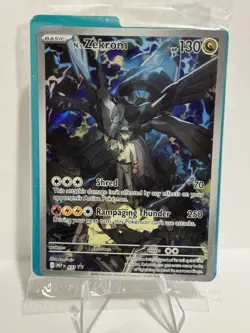 Pokemon TCG N's Zekrom 031 Mega Evolution Promo Holo Promo 130HP Basic - Image 1