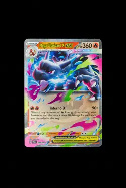 Mega Charizard X ex 013/094 Double Rare Phantasmal Flames Pokemon Holo Near Mint - Image 1