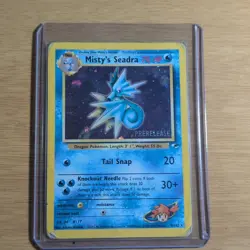Wizards of the Coast Pokemon TCG Misty's Seadra 009/132 Prerelease Holo Promo - Image 1