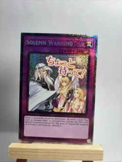 Yu-Gi-Oh Solemn Warning RA05-EN126 Starlight Rare 1st Edition NM - Image 1