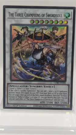 Yugioh! The Three Champions of Swordsoul CORI-EN100 CHAOS ORIGINS - Image 2