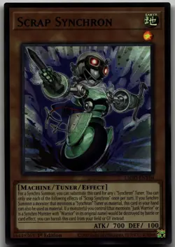 Scrap Synchron Ultra Rare Legendary 5D's Decks L5DD-ENY04 LP - Image 1