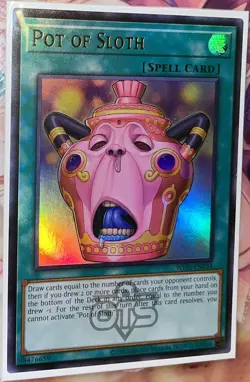 Yu-Gi-Oh! Pot of Sloth Ultra Rare WI26-EN034 NEAR MINT Winner's Pack - Image 1