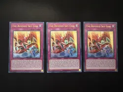 🔥Yugioh The Revived Sky God x3 MP22-EN273 2022 Ultra Rare NM 1st Ed🔥 - Image 1
