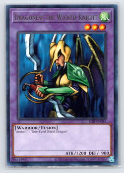 Dragoness the Wicked Knight - LOB-EN086 - Rare - Yugioh - Image 1