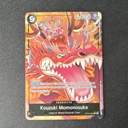One Piece TCG Kouzuki Momonosuke (085) (Alt Art) - The Time of Battle OP16 NM - Image 1