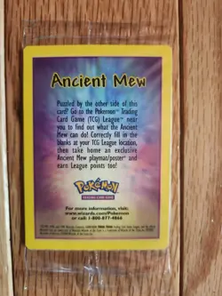 Unopen 2000 Pokemon The Movie Ancient Mew Near Mint or Better - Image 2